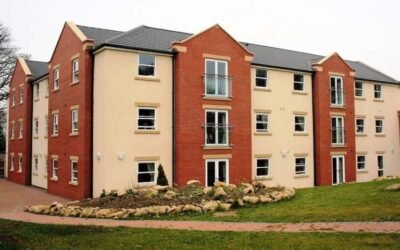 Hjúkrunarheimili fyrir eldri borgara.